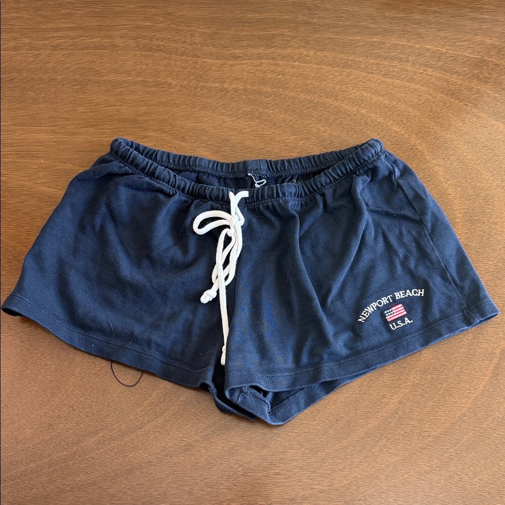 Brandy Melville Women's Dark Blue Shorts